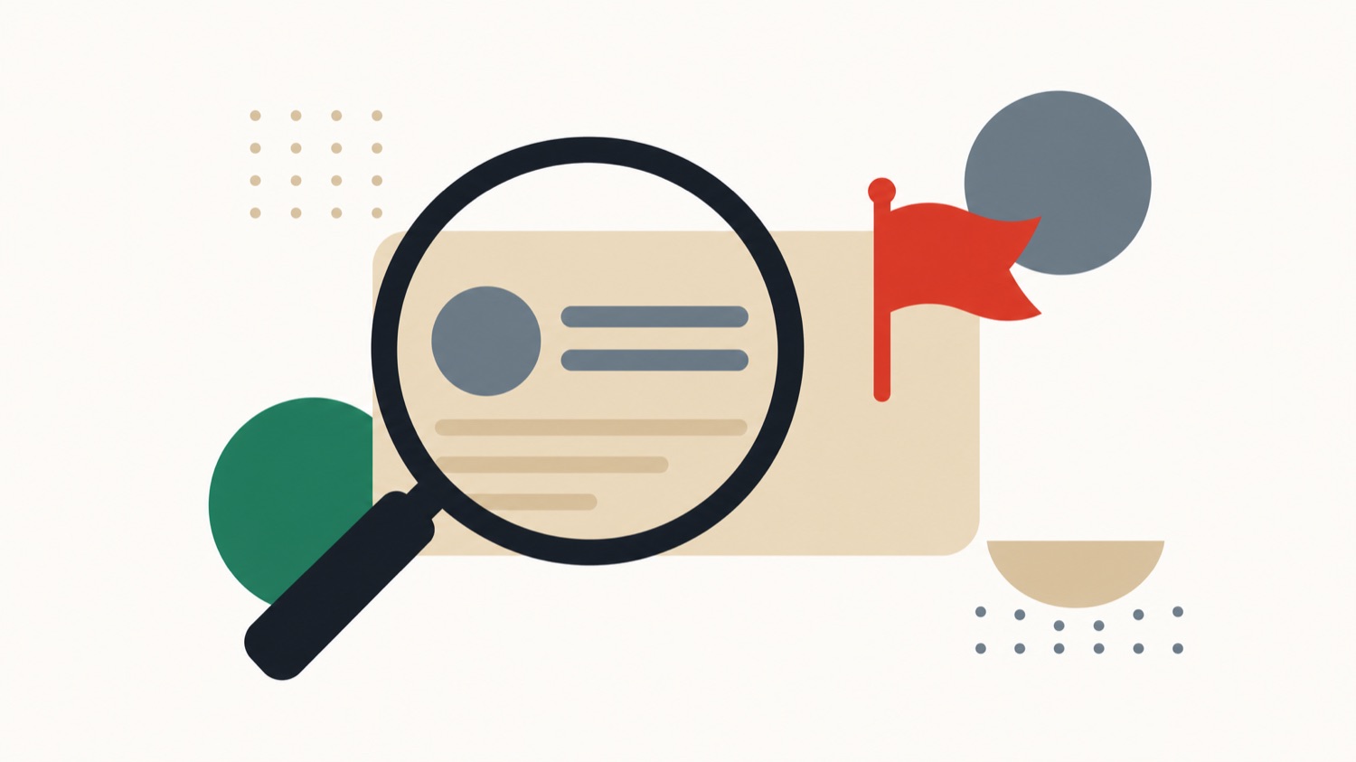 Analysing a suspension notice under a magnifying glass to find the exact cause